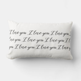 Almohada Lumbar Personalizada 'Te Amo'