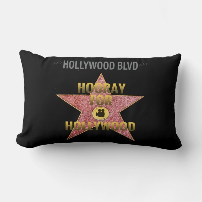 Almohada Lumbar Poster Hollywood Blvd. (Anverso)