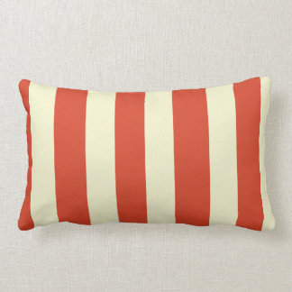 Almohada lumbar rayada superior grande retra