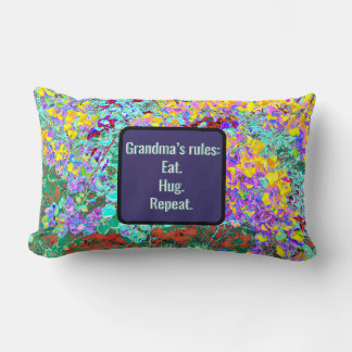 Almohada Lumbar Reglas de la Abuela
