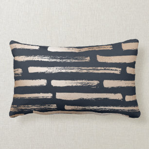 Almohada lumbar reversible de la raya poner crema