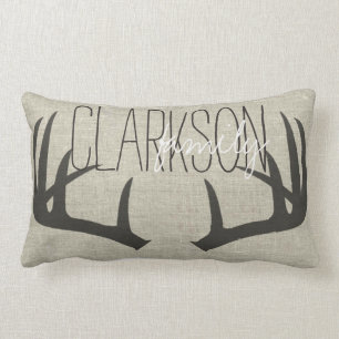 Almohada Lumbar Reversible Personalizada Cuernos d