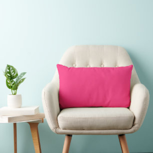 Almohada Lumbar Rosa Neon