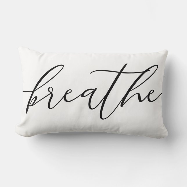 Almohada Lumbar Simple Breathe (Anverso)