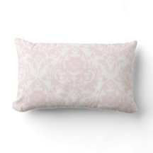 Almohada lumbar tradicional floral del damasco