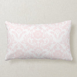 Almohada lumbar tradicional floral del damasco