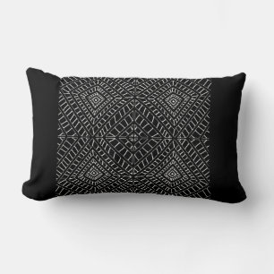 Almohada Lumbar Tribal de Diamantes
