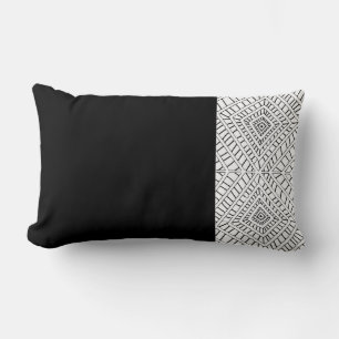 Almohada Lumbar Tribal de Diamantes