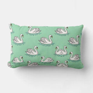 Almohada Lumbar Verde Menta Costera