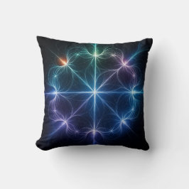 Almohada luminosa geométrica abstracta