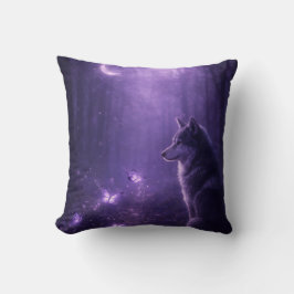 Almohada mágica del lobo púrpura