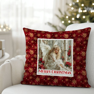 Almohada mágica victoriana de ángel de Navidad
