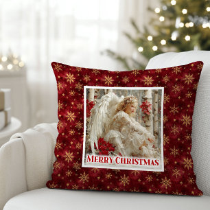 Almohada mágica victoriana de ángel de Navidad