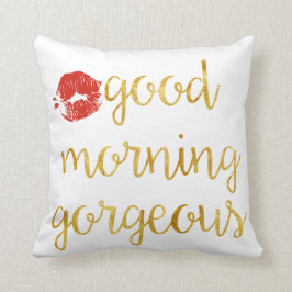 Almohada magnífica de la buena mañana