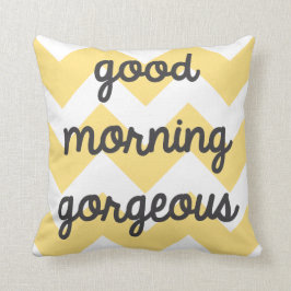 Almohada magnífica de la buena mañana