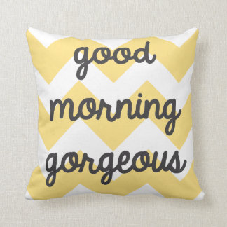 Almohada magnífica de la buena mañana
