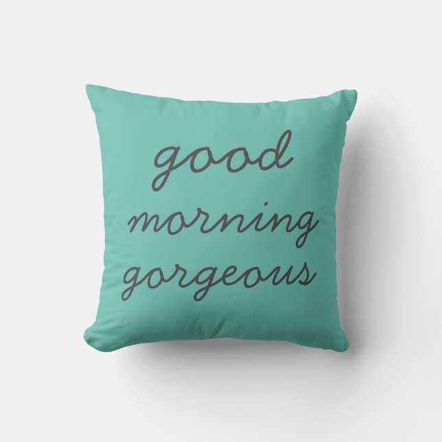 Almohada magnífica de la buena mañana (Anverso)