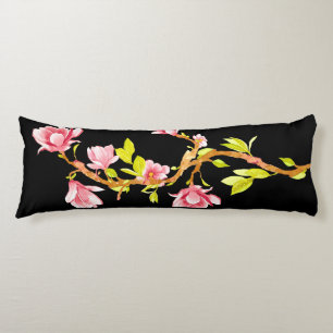 Almohada Magnolia Negra