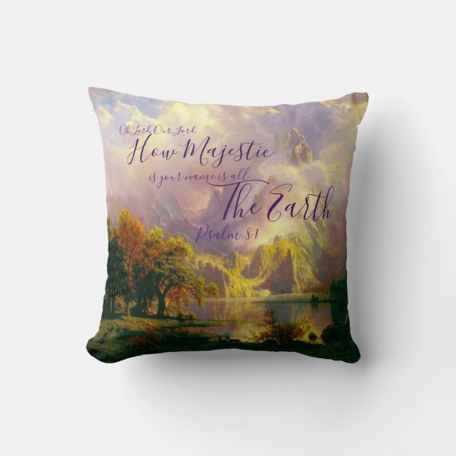 Almohada majestuosa de las montañas Rocosas (Anverso)