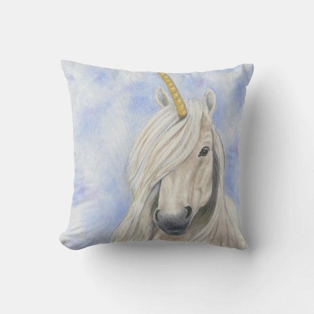 Almohada majestuosa del unicornio (Anverso)