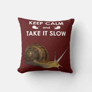 Almohada Mantén la Calma y Tómalo con Calma (Burgu