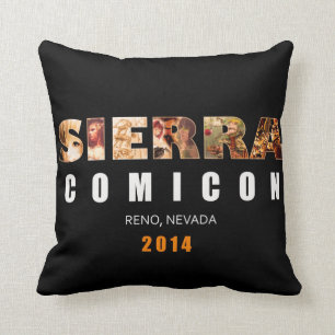 Almohada manuscrita de Sierra Comicon