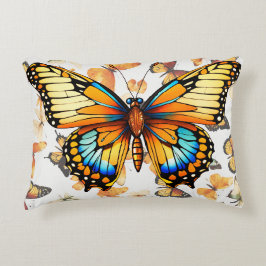 Almohada mariposa - Elegante Naturaleza inspirada 