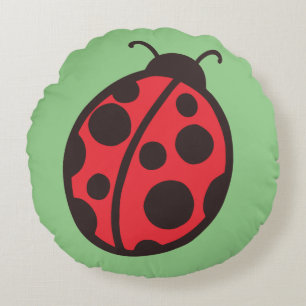 Almohada Mariquita Roja