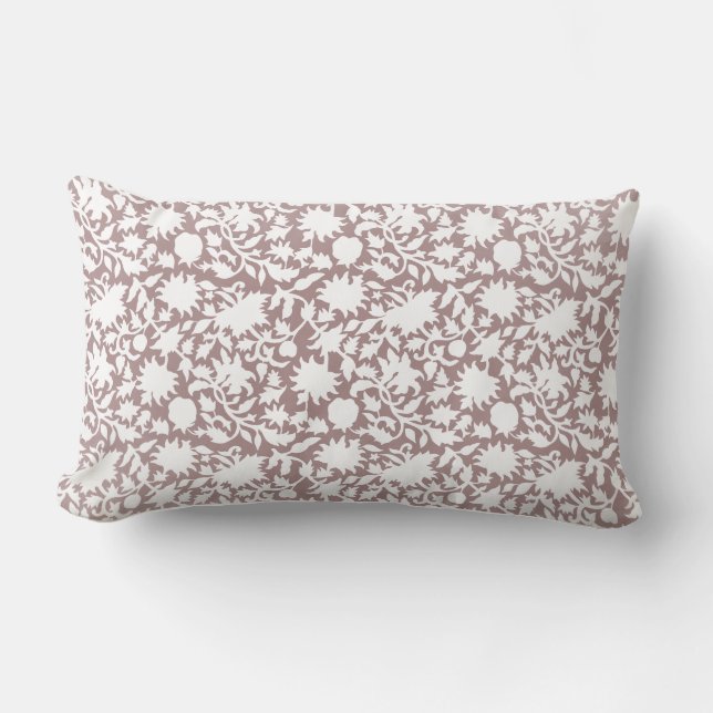 almohada marrón claro inspirada en la impresión de (Anverso)