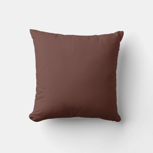 Almohada marrón para lanzar (Anverso)