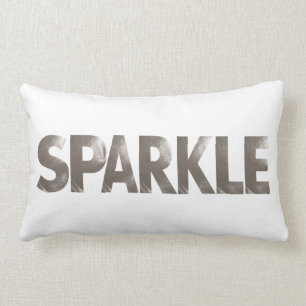 Almohada metálica de plata del Lumbar de la chisp
