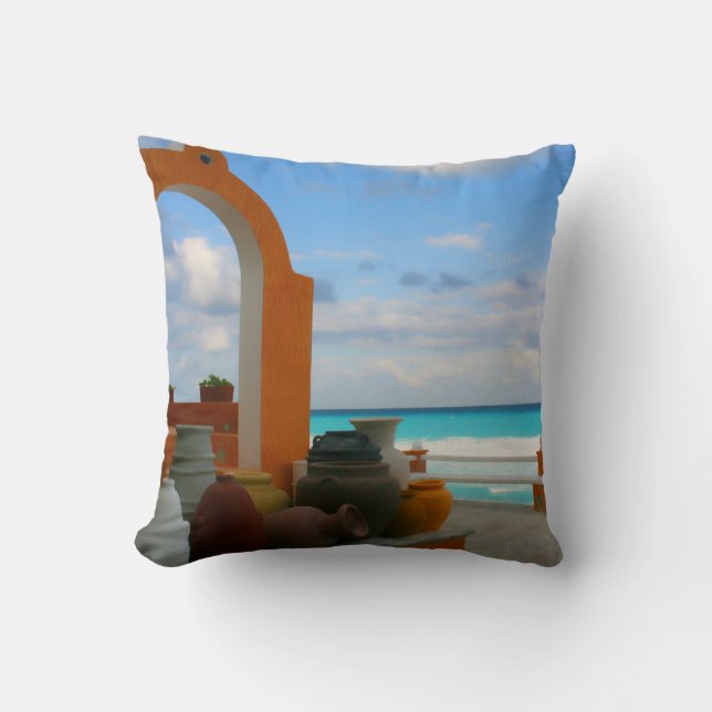 Almohada mexicana del lado de mar (Anverso)