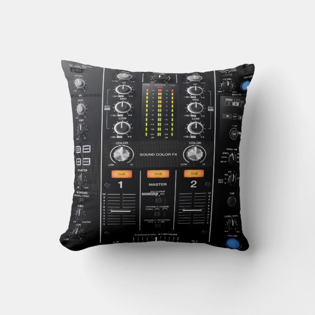 almohada mezcladora dj (Anverso)