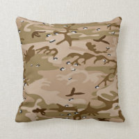 Almohada militar de Camo de la arena del desierto