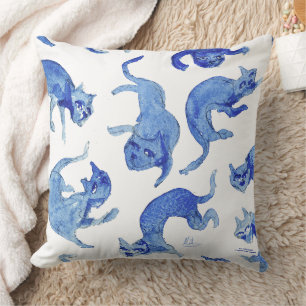 Almohada Ming Gatos Flotantes 20" - Diseño A