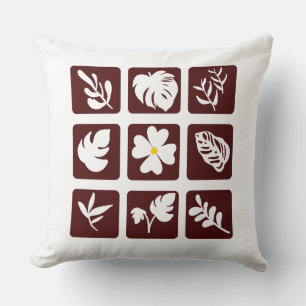 Almohada Minimalista de Hoja