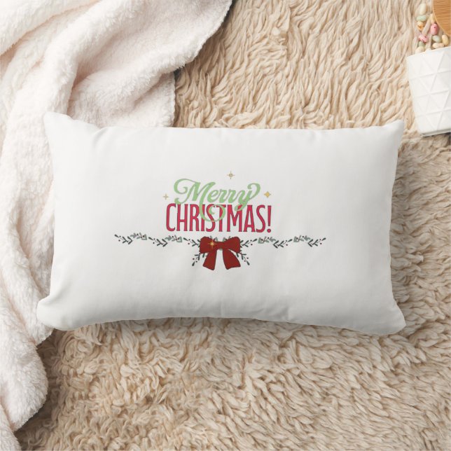 Almohada minimalista de Navidad (Manta)