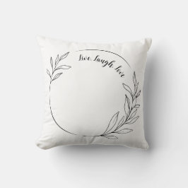 Almohada minimalista para lanzar