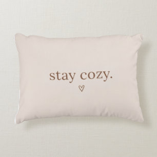 Almohada Minimalista Stay Cozy