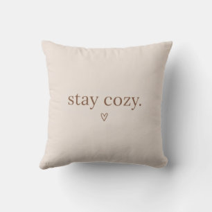 Almohada Minimalista Stay Cozy