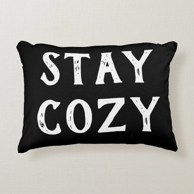 Almohada Minimalista Stay Cozy (Anverso)