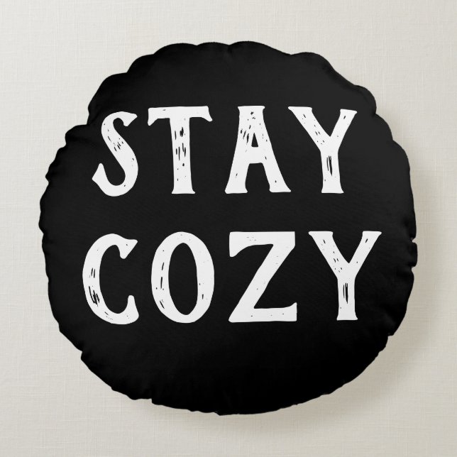 Almohada Minimalista Stay Cozy (Anverso)