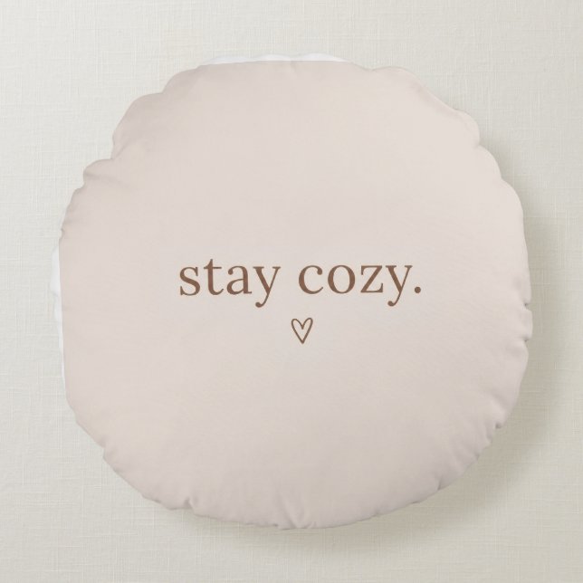 Almohada Minimalista Stay Cozy (Anverso)