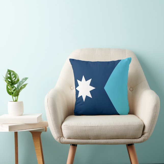 Almohada Minnesota Flag American MoJo (Silla)