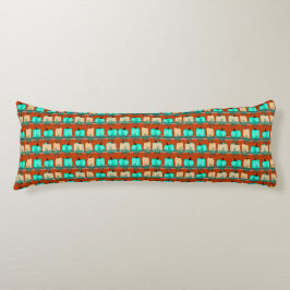 Almohada Misteriosa de Calabaza Verde Azul y Enred