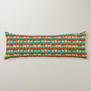 Almohada Misteriosa de Calabaza Verde Azul y Enred