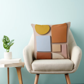 Almohada moderna abstracta geométrica