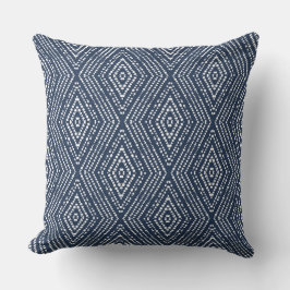 Almohada moderna azul marino