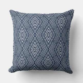Almohada moderna azul marino