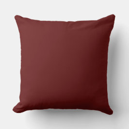 Almohada moderna de color burdeos